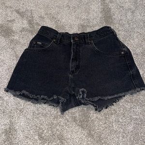 Lee high waist jean shorts